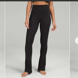 Women’s Lululemon Align High-Rise Mini Flare Pant 32" - Black - Size 8